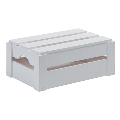 Wooden crate with handles and - crate,
