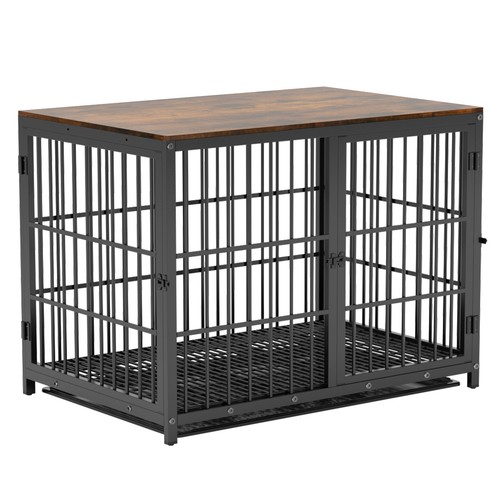 Vintage wooden dog crate - vintage, heavy