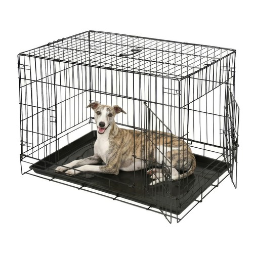 Door metal dog - metal, crate