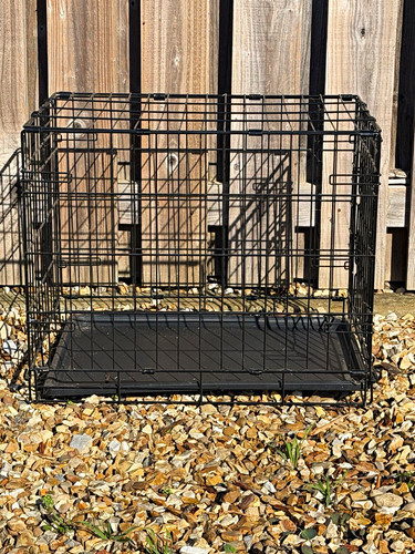 Folding dog crate cage - folding,