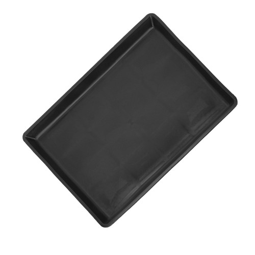 Black plastic dog - crate, bottom