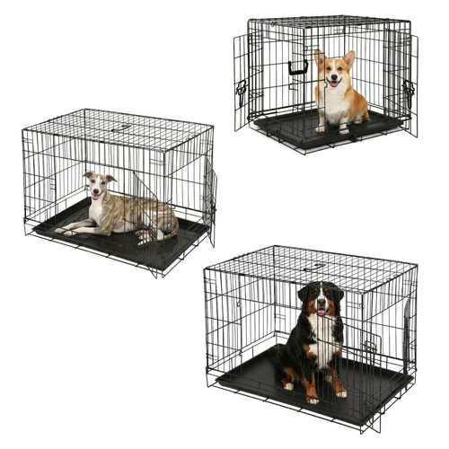 Door metal dog crate - door,