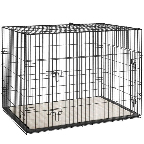 Pawhut dog crate with two - pawhut,
