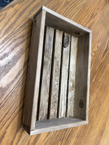 Wooden crate tray made - crate/tray,