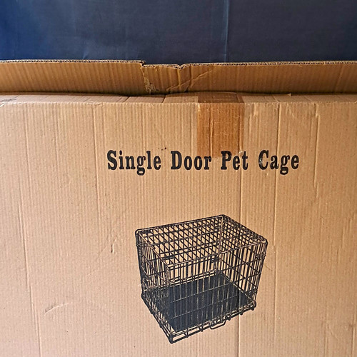 Folding steel dog crate - 23,