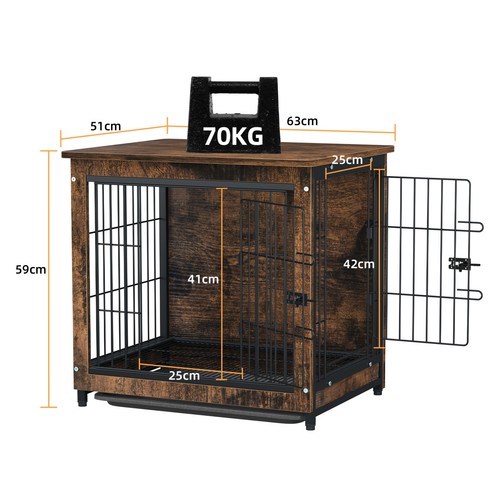 Industrial wooden dog crate - industrial,
