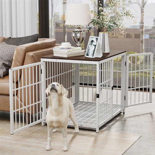 Dog crate furniture large - dog,