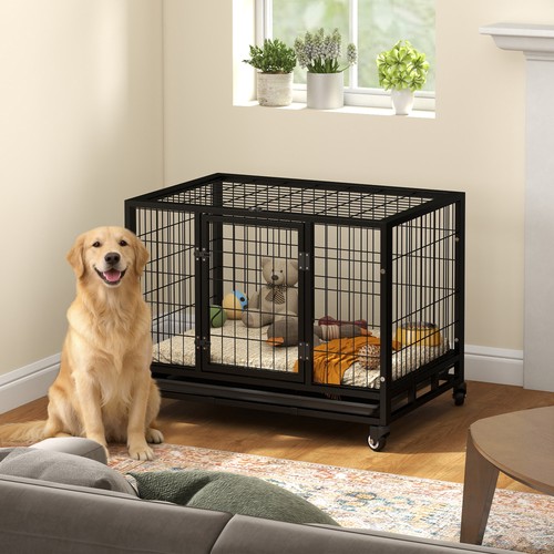 Pawhut metal kennel - metal, with