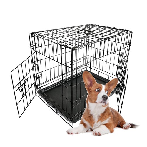 Foxhunter pet cage folding - pet,